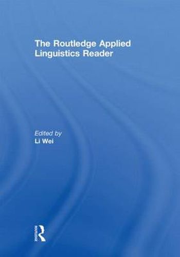 Cover image for The Routledge Applied Linguistics Reader