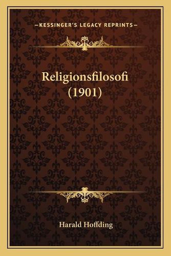 Cover image for Religionsfilosofi (1901)