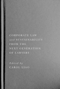 Cover image for Corporate Law and Sustainability from the Next Generation of Lawyers