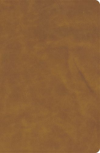 Cover image for CSB Giant Print Bible, Holman Handcrafted Collection, Marbled Chestnut Premium Calfskin