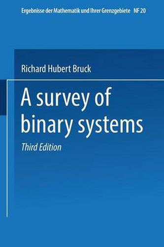 Cover image for A Survey of Binary Systems