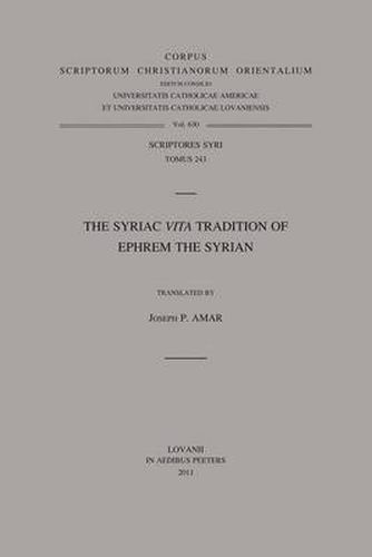 Cover image for The Syriac  Vita  Tradition of Ephrem the Syrian: V.