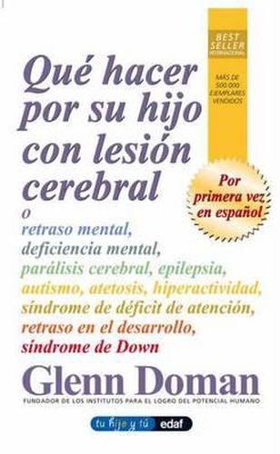 Cover image for Que Hacer Por Su Hijo Con Lesion Cerebral