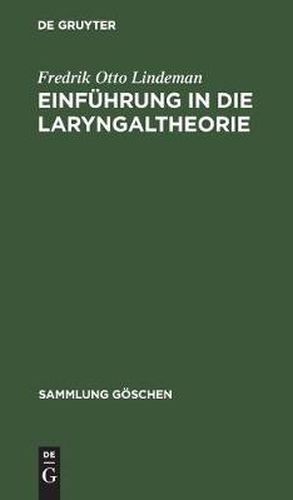 Cover image for Einfuhrung in die Laryngaltheorie