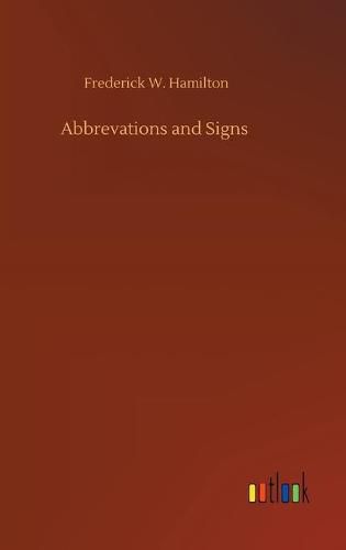 Cover image for Abbrevations and Signs