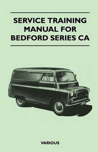 Cover image for Service Training Manual For Bedford Series CA