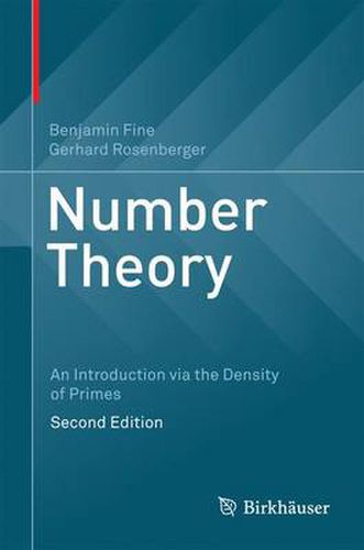 Cover image for Number Theory: An Introduction via the Density of Primes