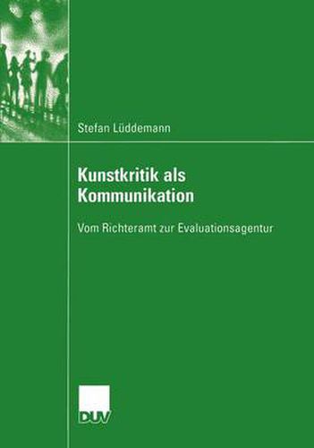 Cover image for Kunstkritik als Kommunikation