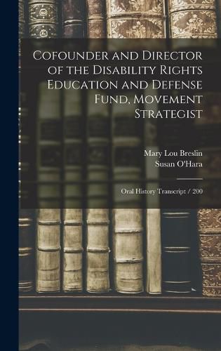 Cover image for Cofounder and Director of the Disability Rights Education and Defense Fund, Movement Strategist
