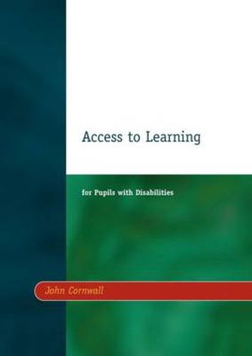 Cover image for Access to Learning: for Pupils with Disabilities