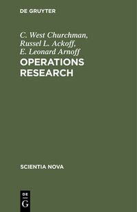 Cover image for Operations Research: Eine Einfuhrung in Die Unternehmensforschung