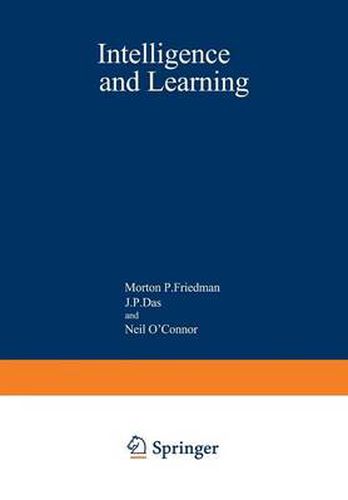 Cover image for Intelligence and Learning