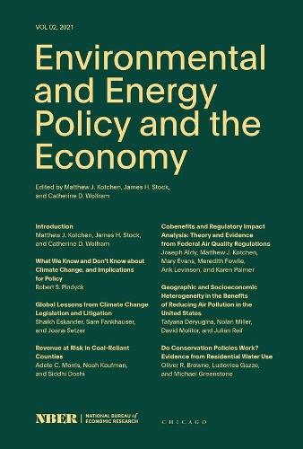 Cover image for Environmental and Energy Policy and the Economy: Volume 2