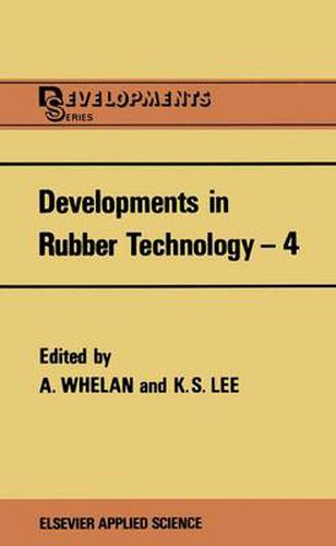 Cover image for Developments in Rubber Technology-4