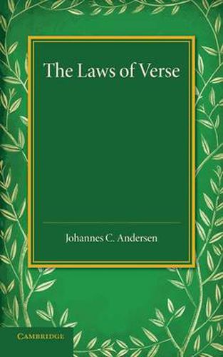 Cover image for The Laws of Verse