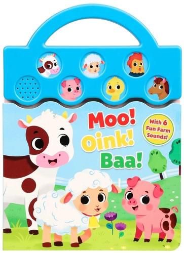Cover image for Moo, Oink, Baa!