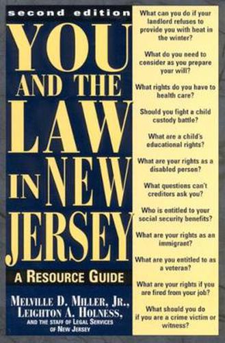 Cover image for You and the Law in New Jersey: A Resource Guide