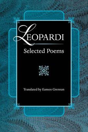 Cover image for Leopardi, Selected Poems