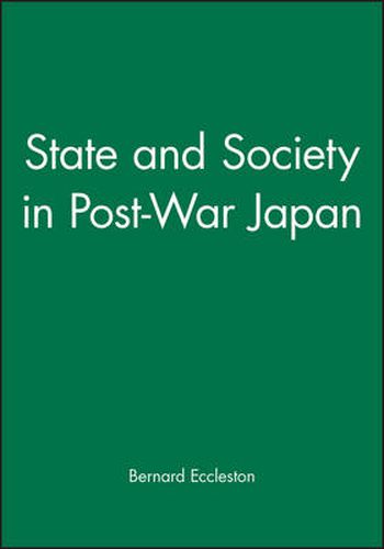 Cover image for State and Society in Contemporary Japan