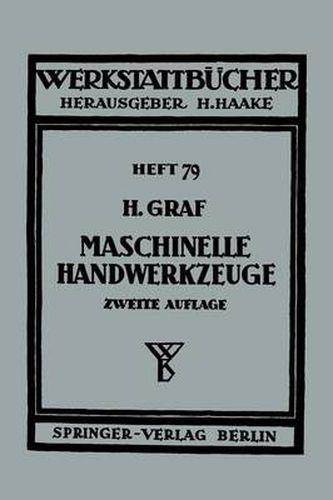 Cover image for Maschinelle Handwerkzeuge