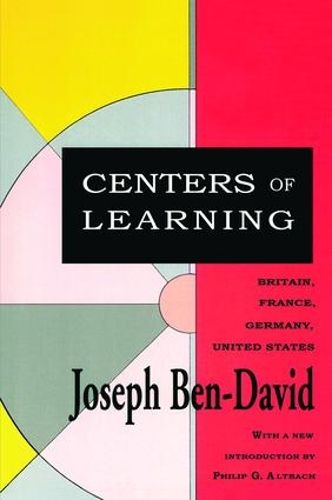 Cover image for Centers of Learning: Britain, France, Germany, United States