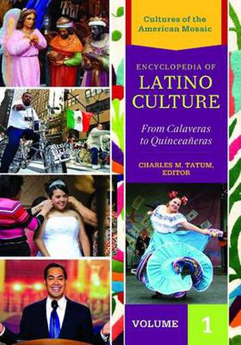 Cover image for Encyclopedia of Latino Culture [3 volumes]: From Calaveras to Quinceaneras