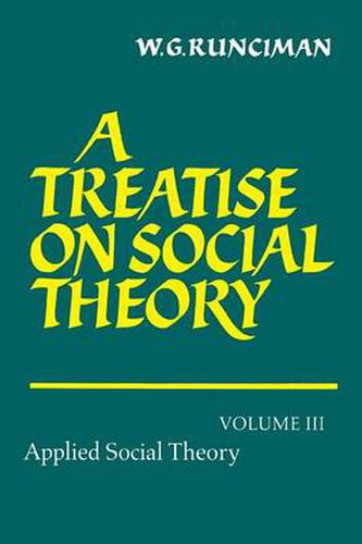 Cover image for A Treatise on Social Theory