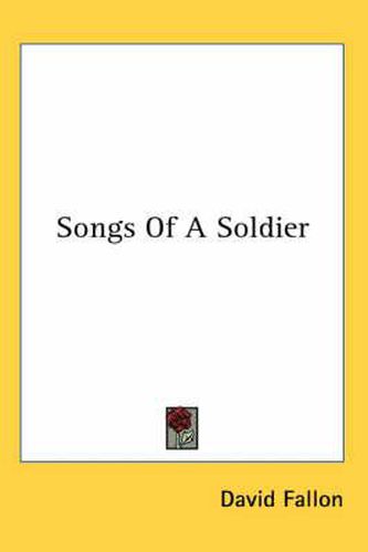 Cover image for Songs Of A Soldier
