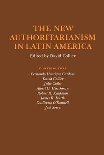 Cover image for The New Authoritarianism in Latin America