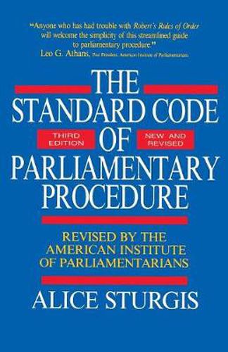 Cover image for Standard Code of Parliamentary Procedure