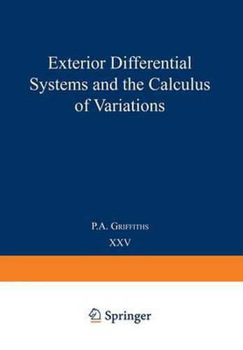 Cover image for Exterior Differential Systems and the Calculus of Variations