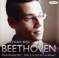Cover image for Beethoven Piano Sonatas Vol 1 Sonatas 5 11 12 26