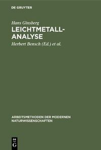 Cover image for Leichtmetallanalyse