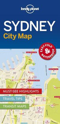 Cover image for Lonely Planet Sydney City Map