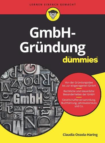 Cover image for GmbH-Grundung fur Dummies