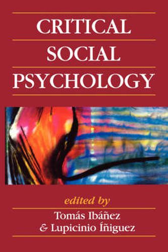 Cover image for Critical Social Psychology