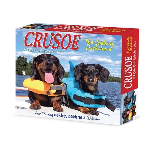 Cover image for Crusoe the Celebrity Dachshund 2026 5.4 X 6.2 Box Calendar