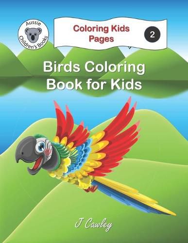 Cover image for Birds Coloring Book for Kids