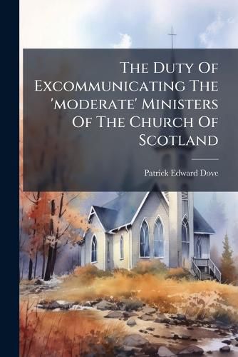 Cover image for The Duty Of Excommunicating The 'moderate' Ministers Of The Church Of Scotland