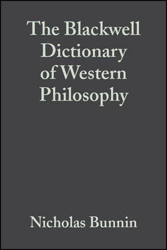 Cover image for The Blackwell Dictionary of Western Philosophy