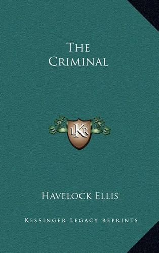 Cover image for The Criminal