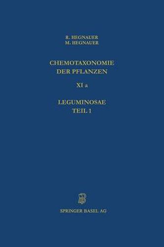 Cover image for Chemotaxonomie Der Pflanzen