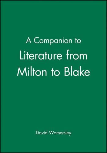 A Companion to Literature from Milton to Blake