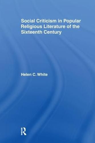 Cover image for Social Criticism in Popular Religious Literature of the Sixteenth Century