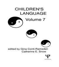 Cover image for Children's Language: Volume 7