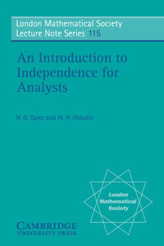 Cover image for An Introduction to Independence for Analysts