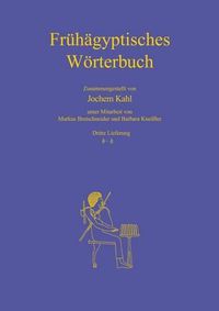 Cover image for Fruhagyptisches Worterbuch: Dritte Lieferung: H-H