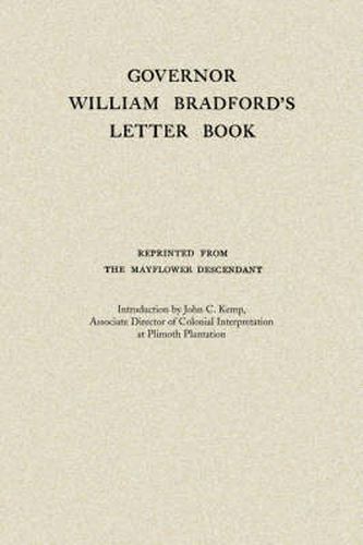 Cover image for Governor William Bradford's Letter Book