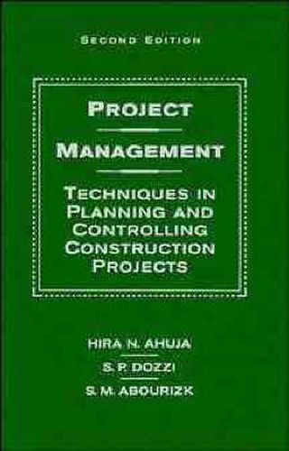 Cover image for Project Management: Techniques in Planning and Controlling Construction Projects