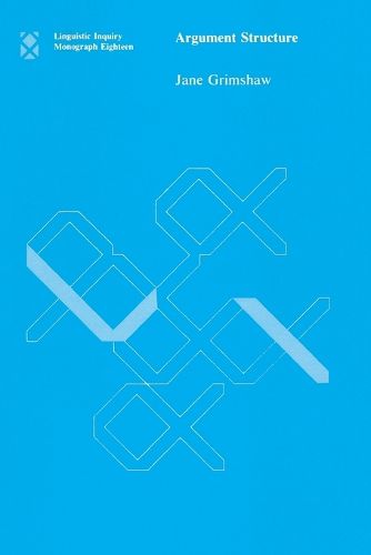 Cover image for Argument Structure
